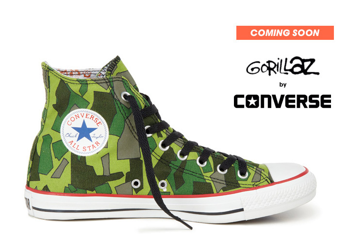 Coming soon - Gorillaz by Converse 