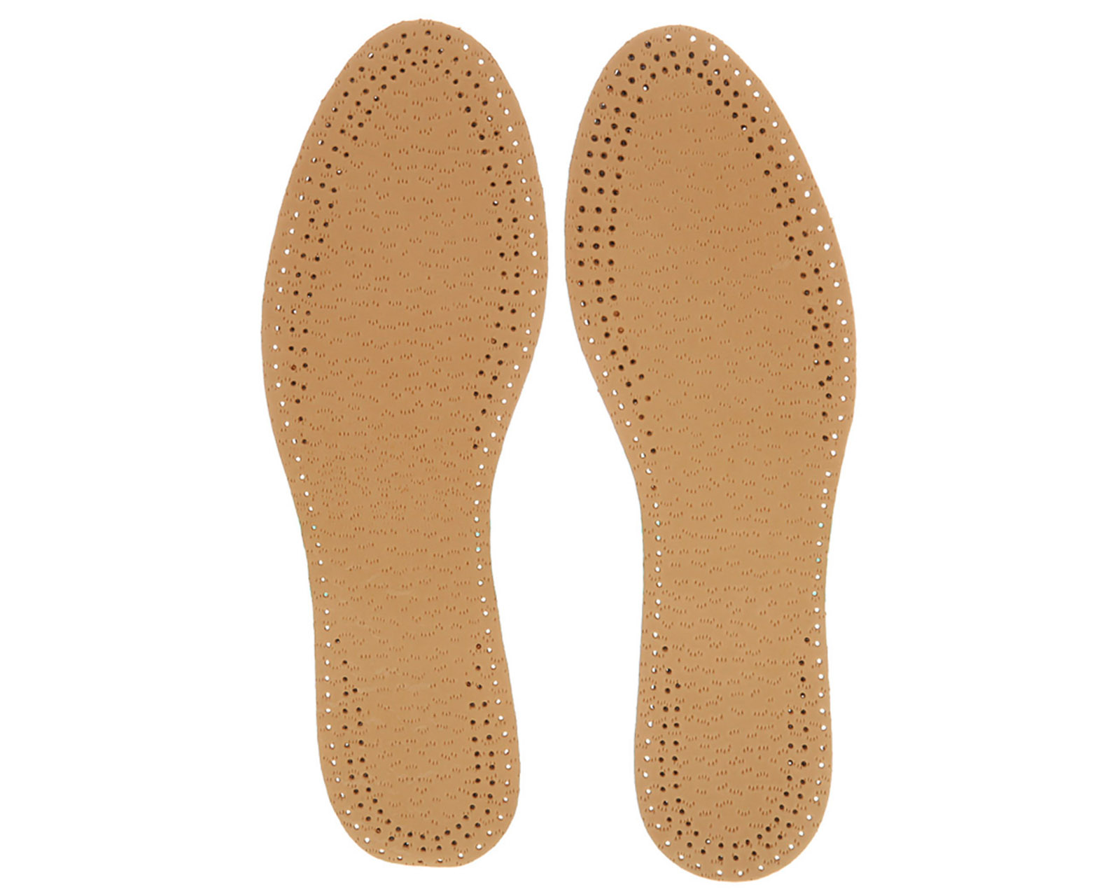 OFFICE Leather Insoles In Brown, 3