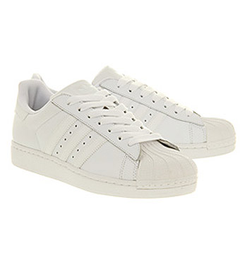 adidas Superstar 2 White Mono - His trainers