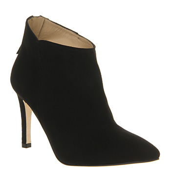 Poste Mistress Catherine Shoe boots Black Suede - High Heels