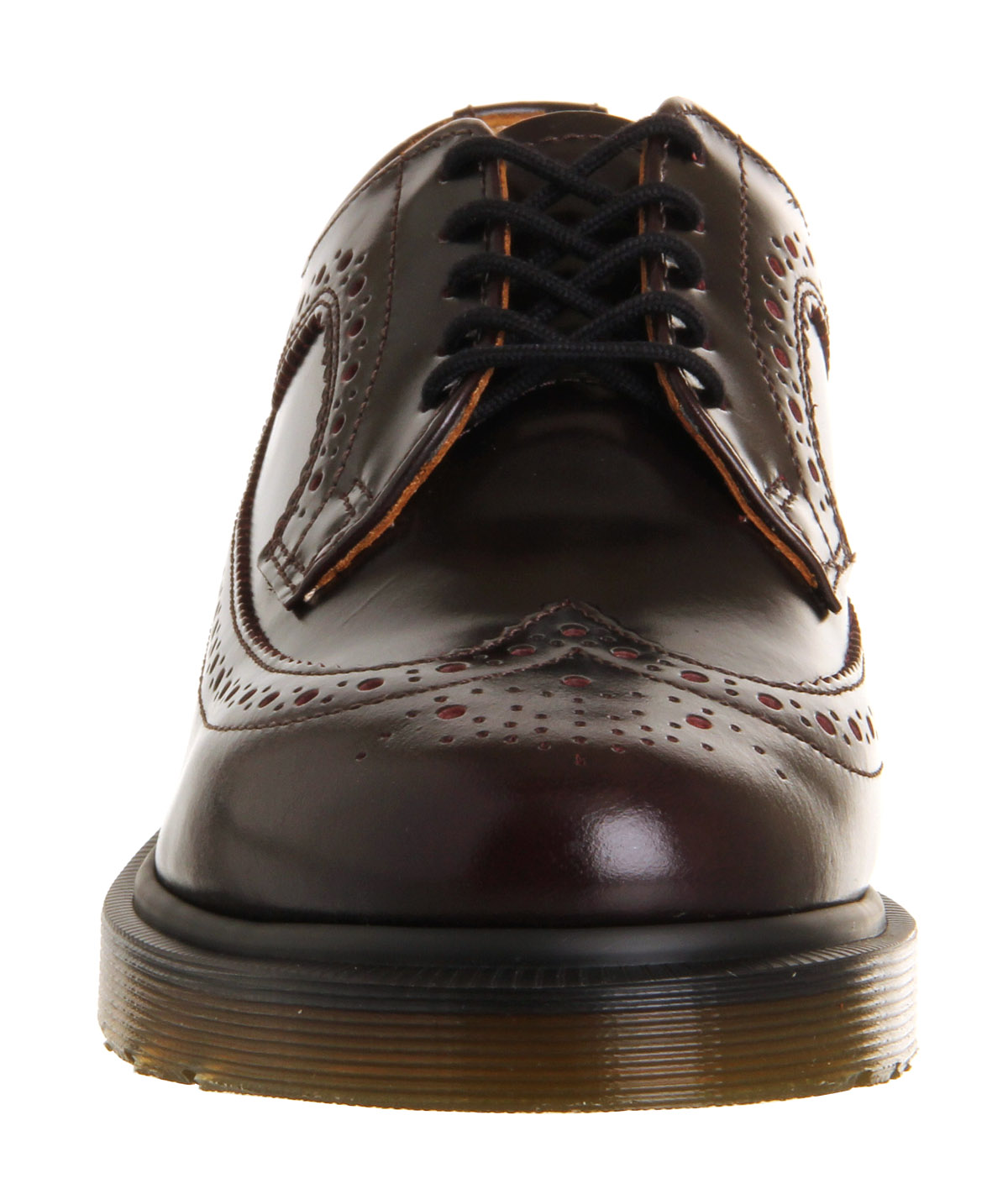 dr martens cherry red brogues