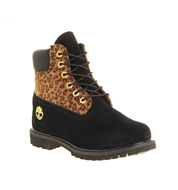 timberland leopard boots