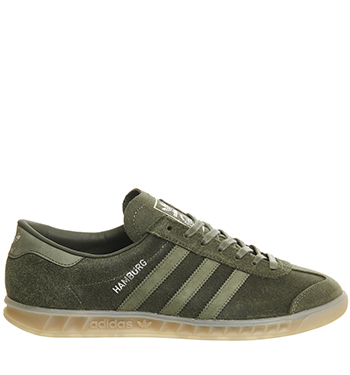 adidas hamburg trainers khaki