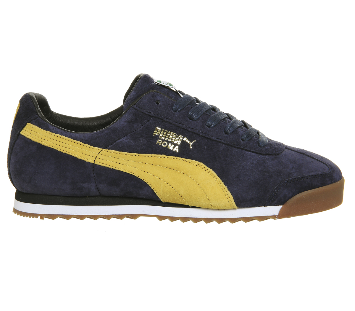 Puma Roma Navy Yellow Suede Exclusive - His trainers