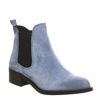 baby blue chelsea boots