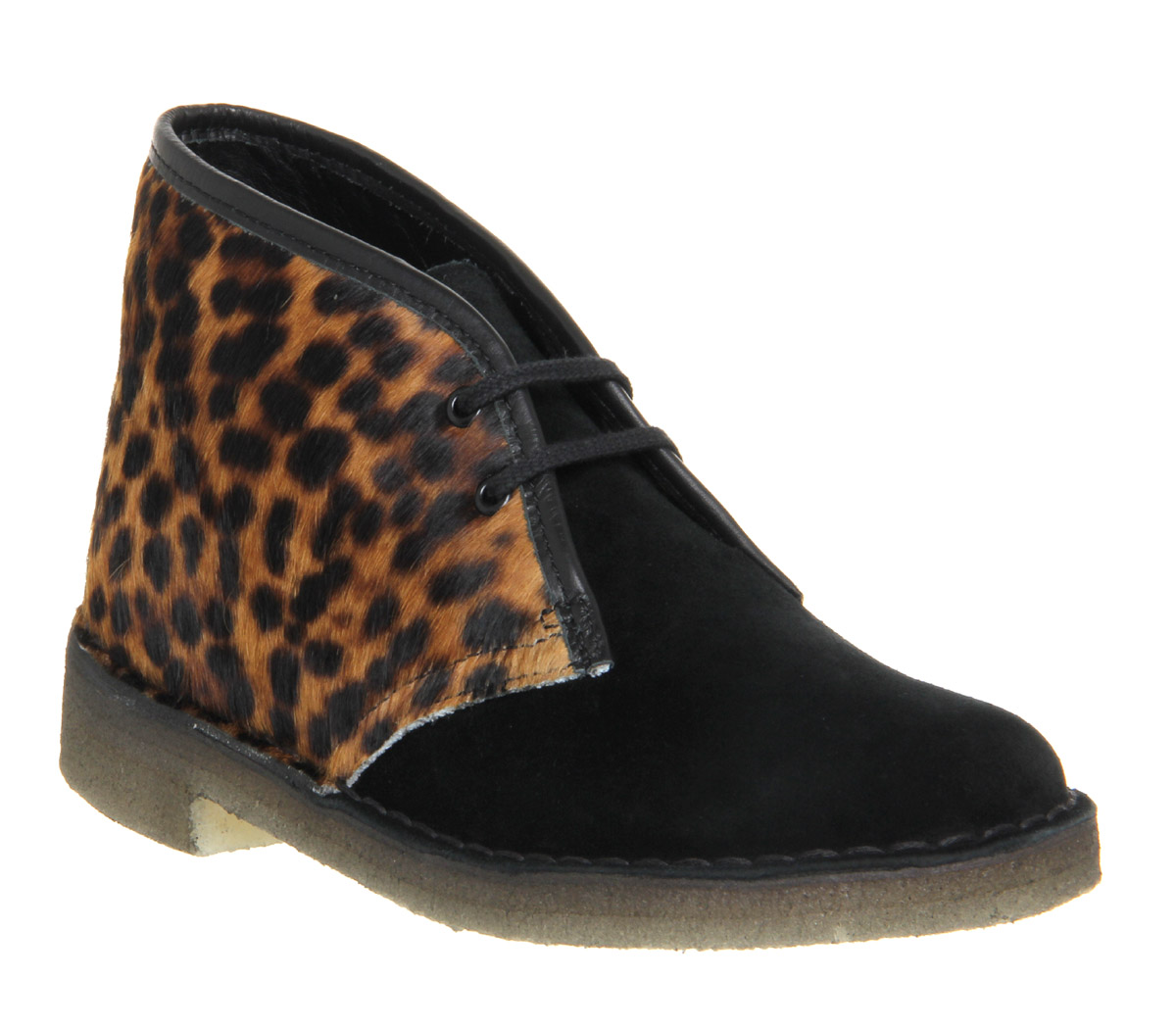 Clarks Originals Desert boots Leopard Print Suede Mix - Ankle Boots