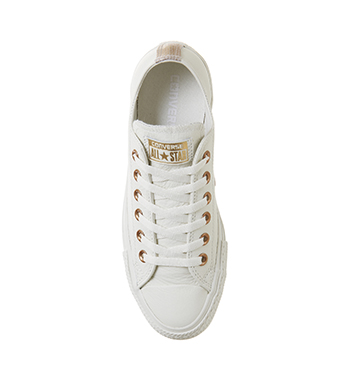 AJF,converse all star low leather egret 