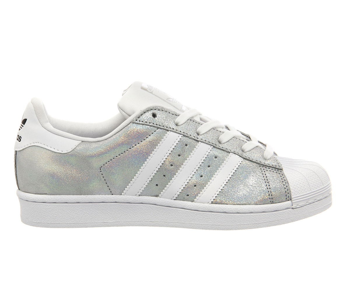 adidas superstar silver holographic