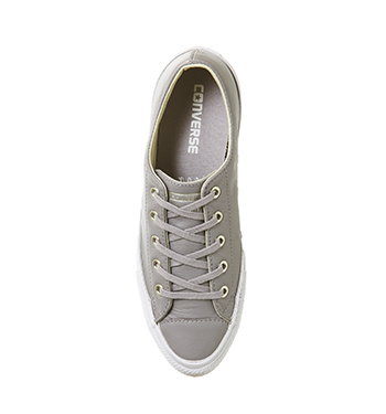 converse ctas gemma low leather gull grey pewter