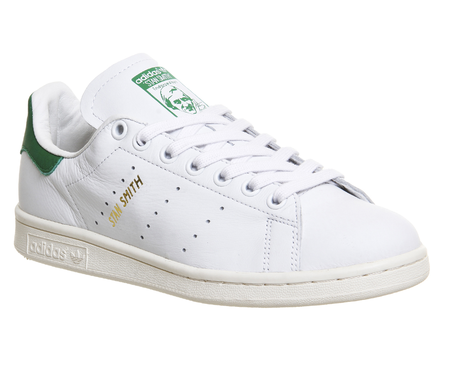 stan smith gold lettering