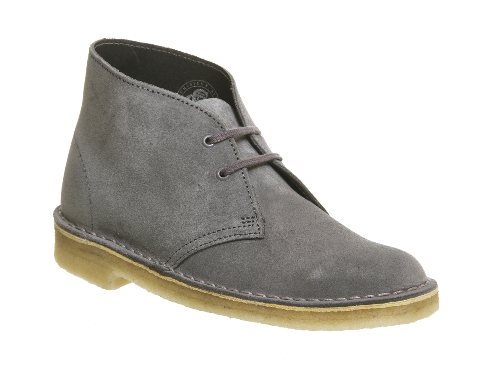 Clarks Originals Desert Boot Grey Suede - Ankle Boots