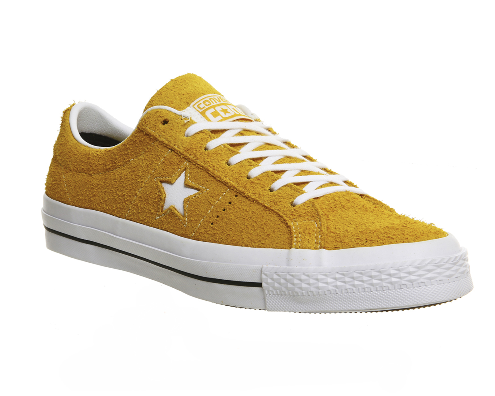 one star hairy suede converse