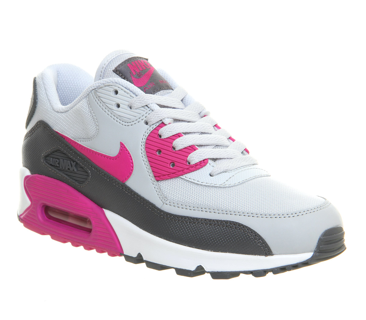Nike Air Max 90 Pink Grey White - Hers trainers